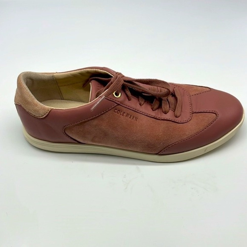 Cole Haan - Burlwood Grand Crosscourt Turf Suede Leather Sneakers Size 8 - Picture 5 of 16